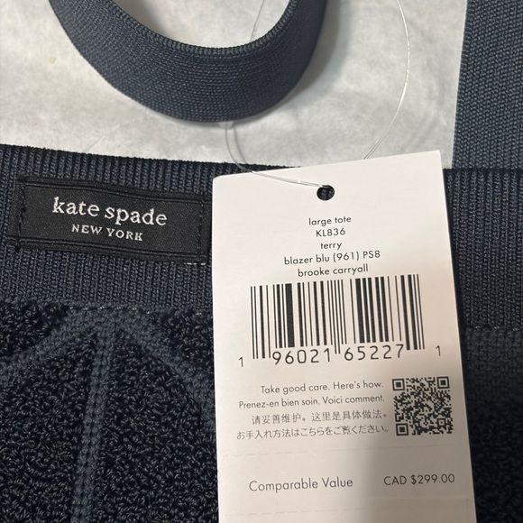 Kate Spade Navy Floral Tote - Picture 4 of 12